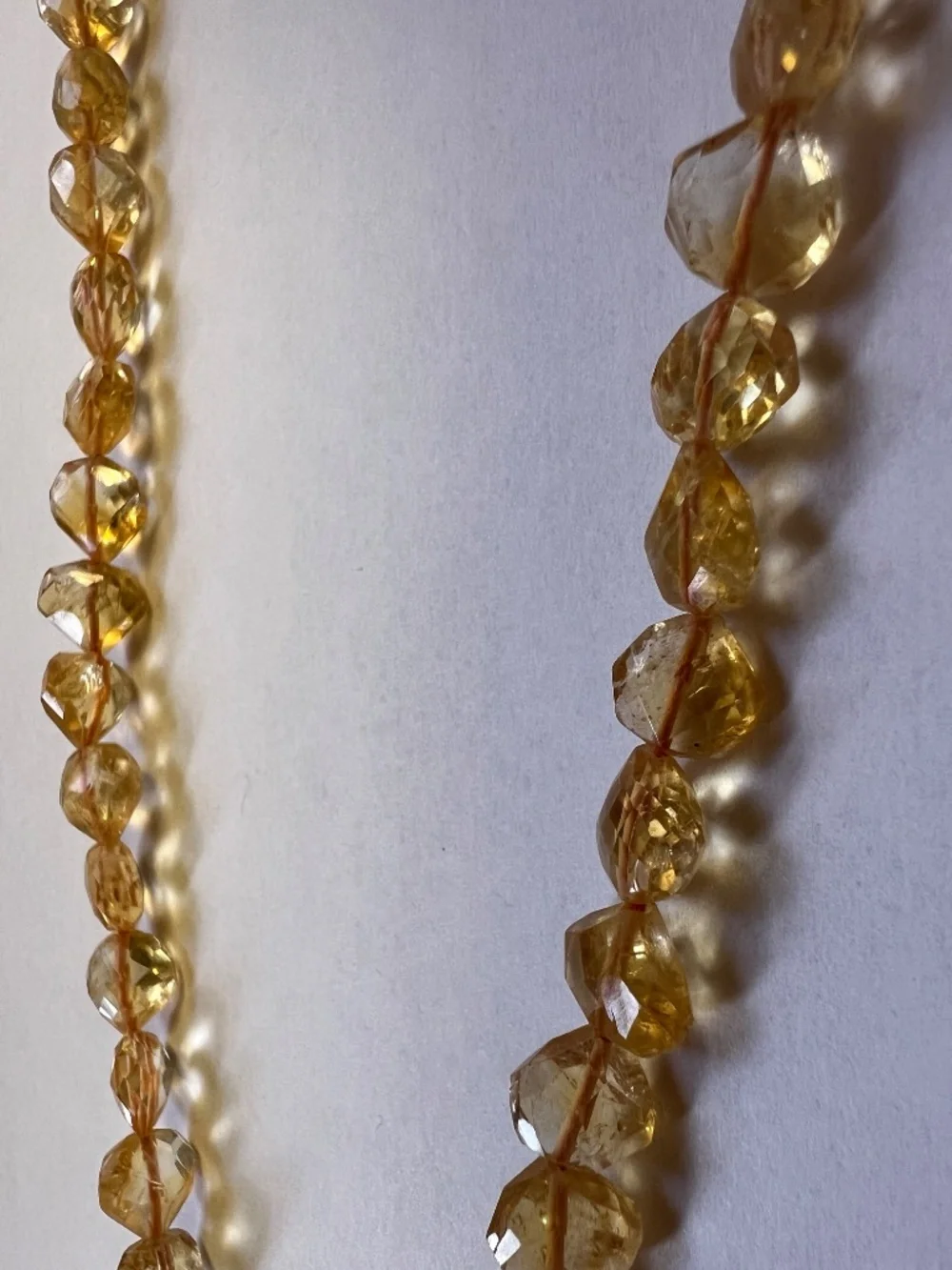 Citrine Faceted Beads for Jewelry Making - Lot of 48 Beads